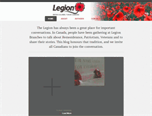Tablet Screenshot of legionbcyukonblog.org